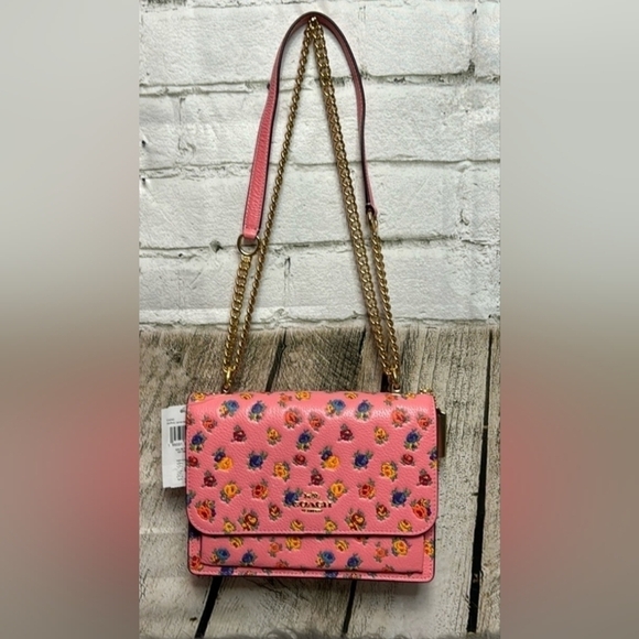 COACH Klare Cross body With Mini Vintage Rose Print - Picture 1 of 12